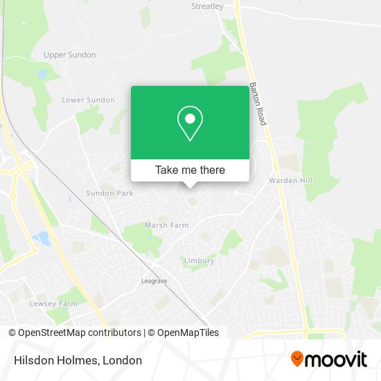 Hilsdon Holmes map