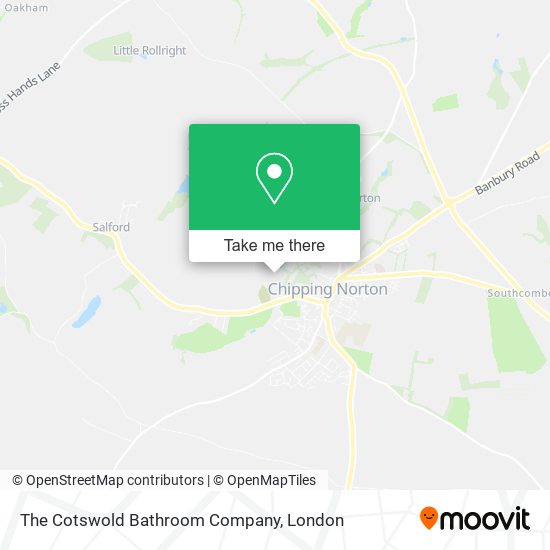 The Cotswold Bathroom Company map