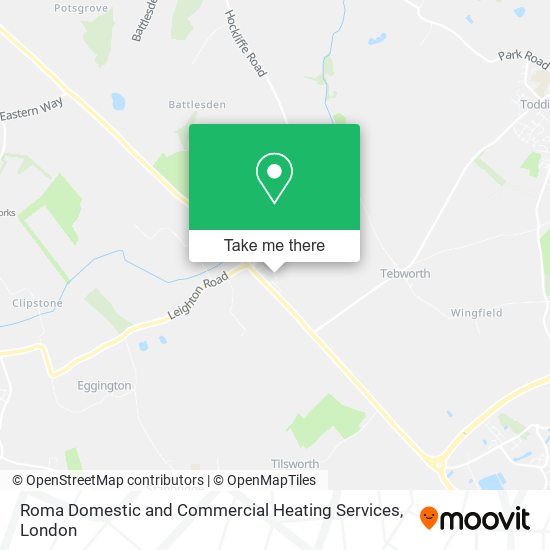 Roma Domestic and Commercial Heating Services map