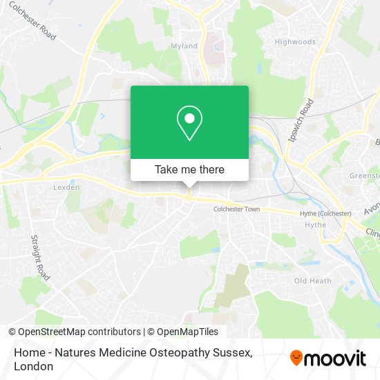 Home - Natures Medicine Osteopathy Sussex map