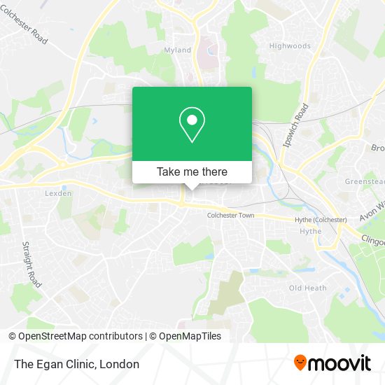 The Egan Clinic map