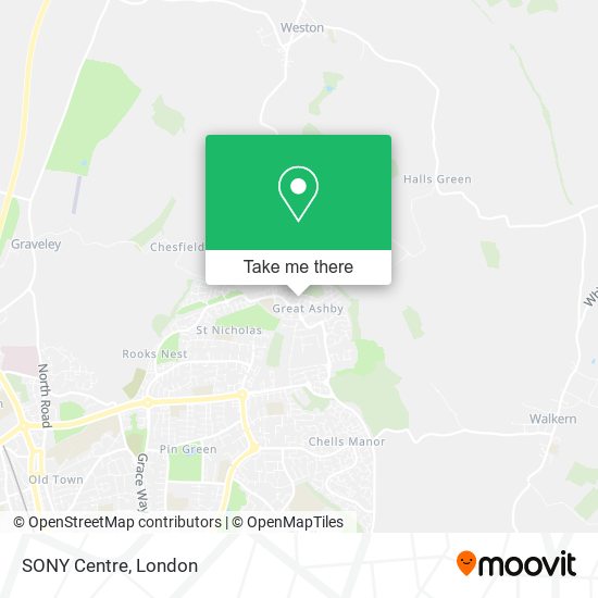 SONY Centre map