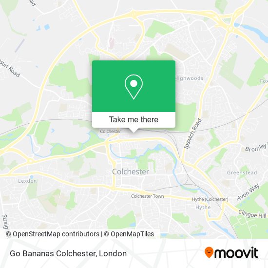 Go Bananas Colchester map