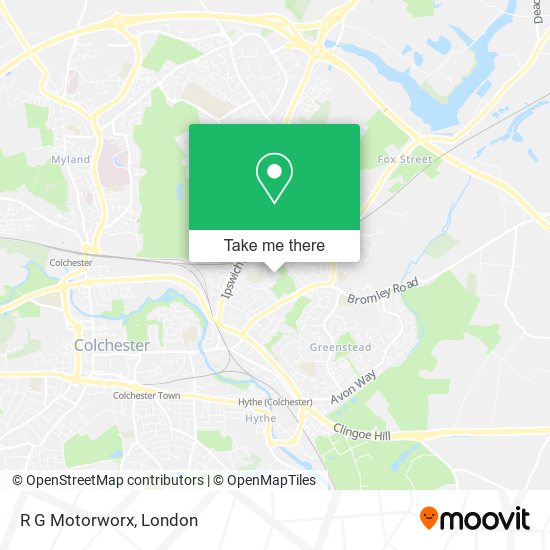 R G Motorworx map