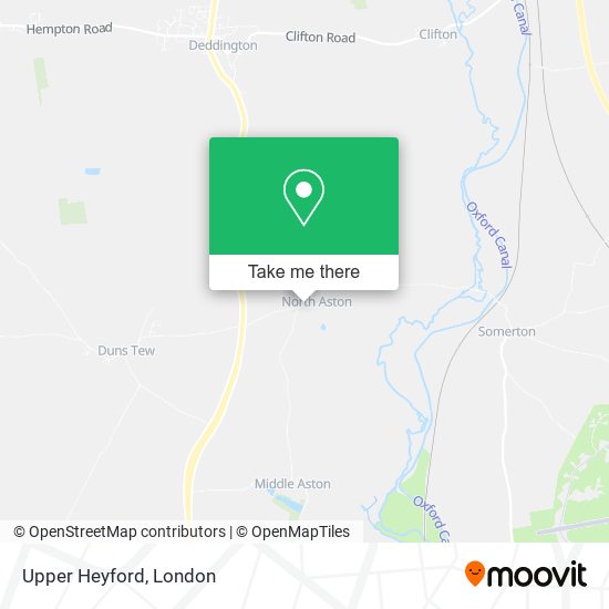 Upper Heyford map