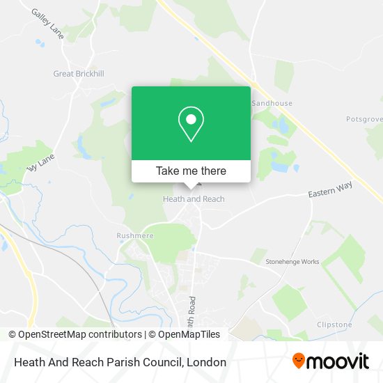 Heath And Reach Parish Council map