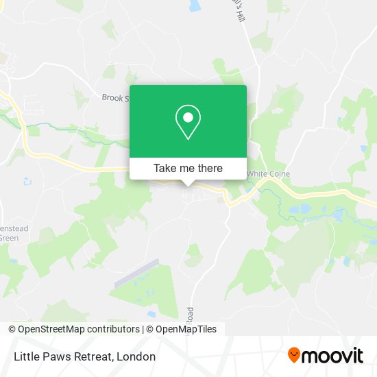 Little Paws Retreat map