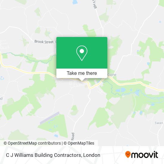 C J Williams Building Contractors map