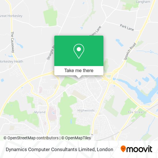Dynamics Computer Consultants Limited map