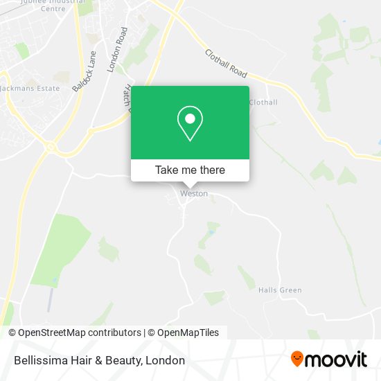 Bellissima Hair & Beauty map