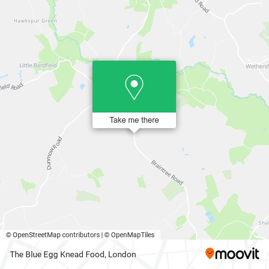 The Blue Egg Knead Food map