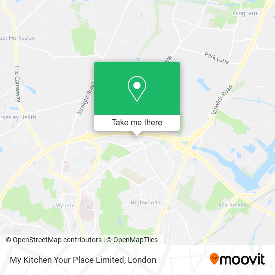 My Kitchen Your Place Limited map