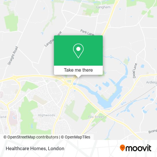 Healthcare Homes map