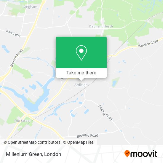 Millenium Green map
