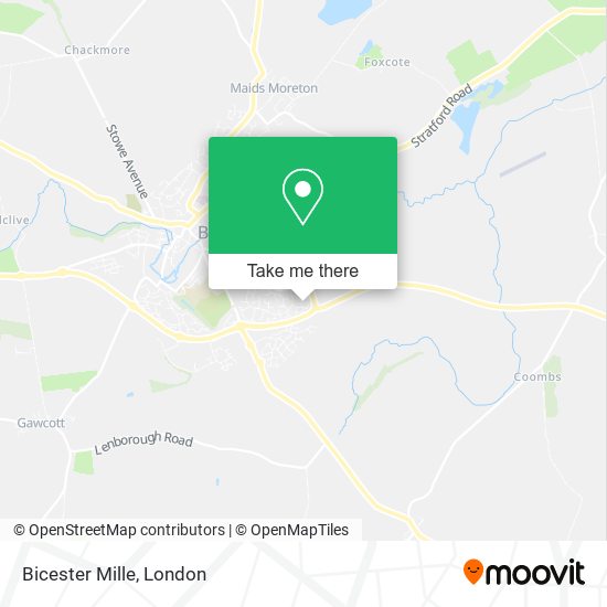 Bicester Mille map