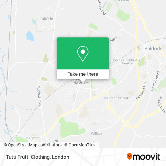 Tutti Frutti Clothing map