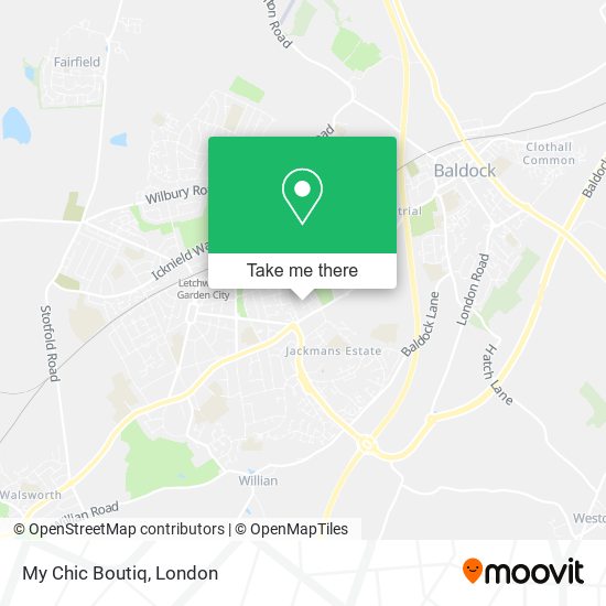 My Chic Boutiq map