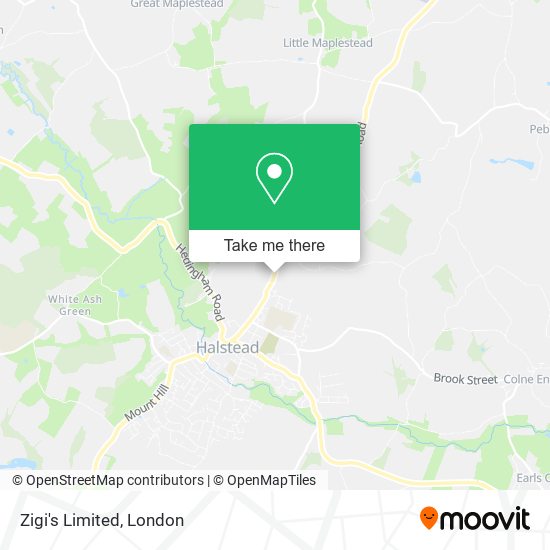 Zigi's Limited map
