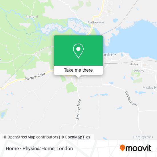 Home - Physio@Home map