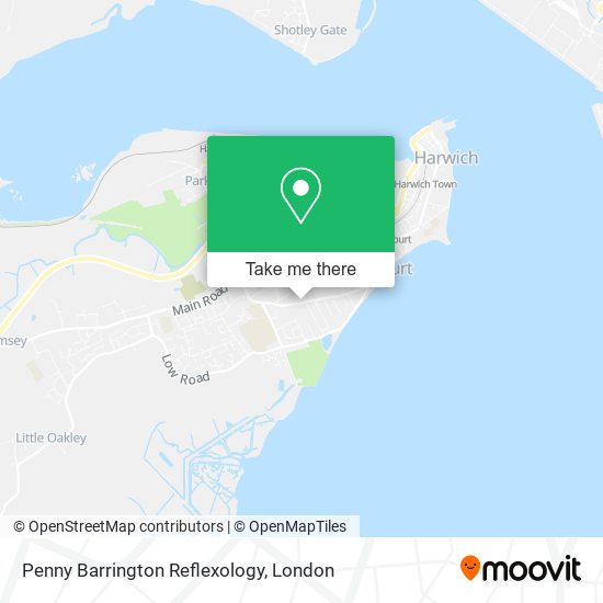 Penny Barrington Reflexology map