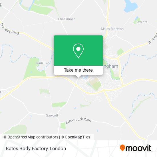 Bates Body Factory map