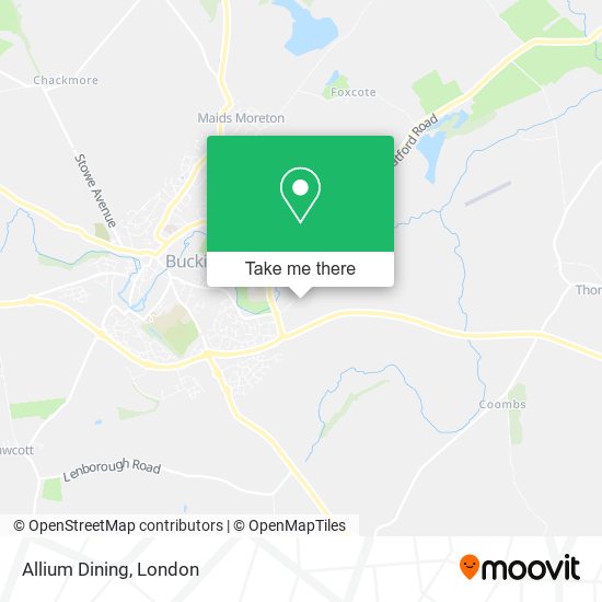 Allium Dining map