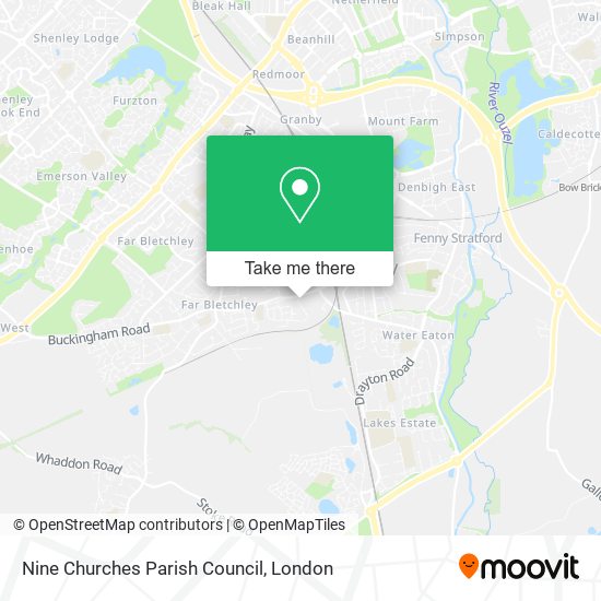 Nine Churches Parish Council map