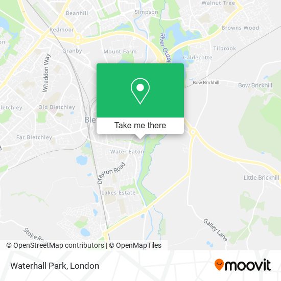 Waterhall Park map