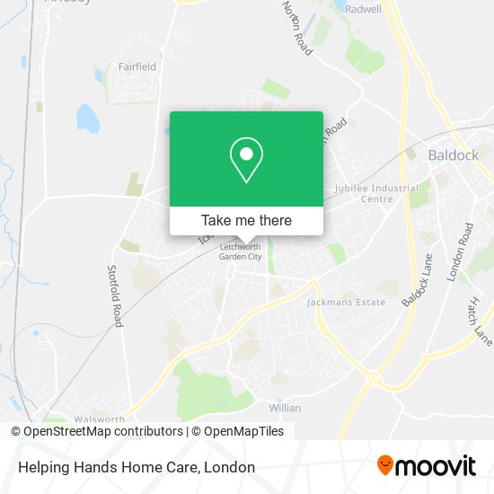 Helping Hands Home Care map