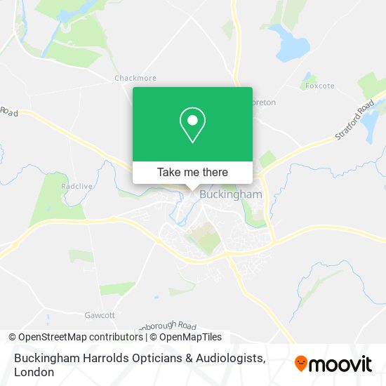 Buckingham Harrolds Opticians & Audiologists map