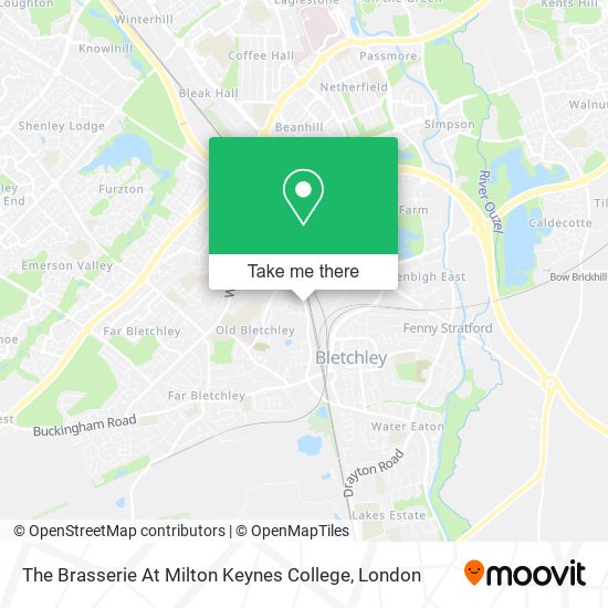 The Brasserie At Milton Keynes College map