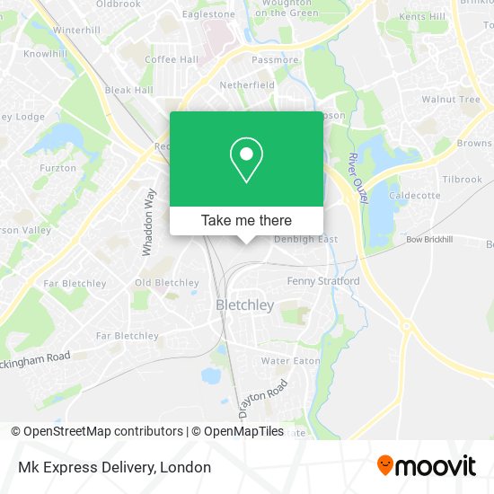 Mk Express Delivery map