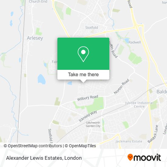 Alexander Lewis Estates map