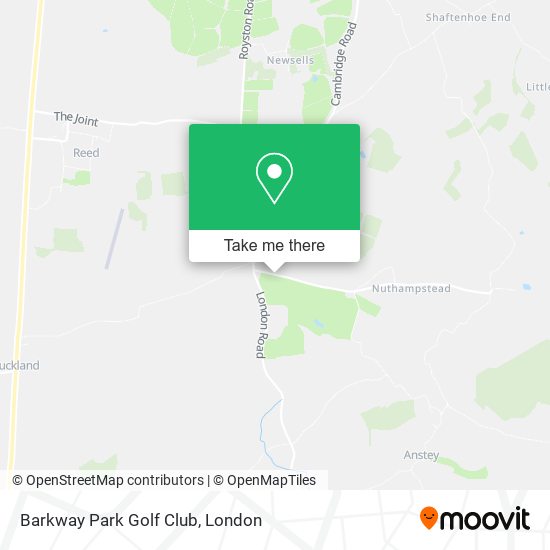 Barkway Park Golf Club map
