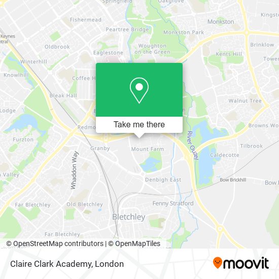 Claire Clark Academy map
