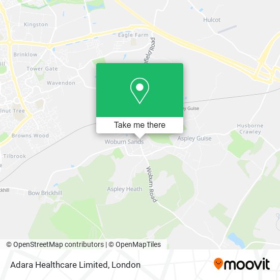 Adara Healthcare Limited map