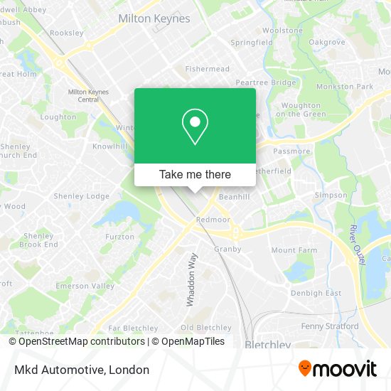 Mkd Automotive map