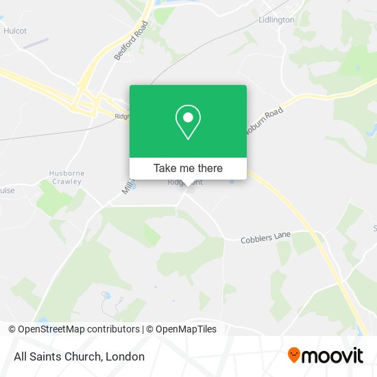 All Saints Church map