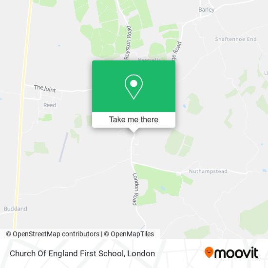 Church Of England First School map