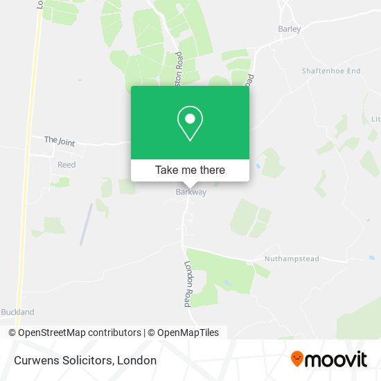 Curwens Solicitors map