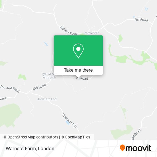 Warners Farm map