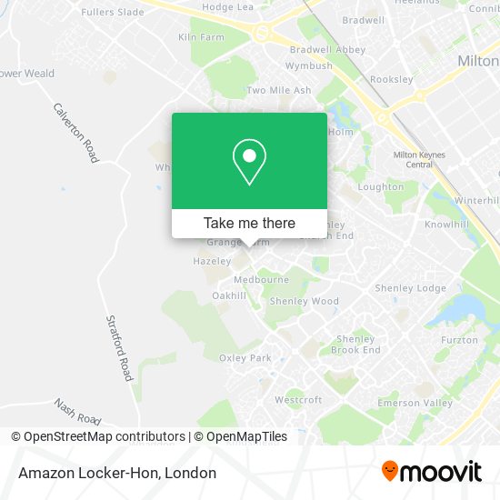 Amazon Locker-Hon map