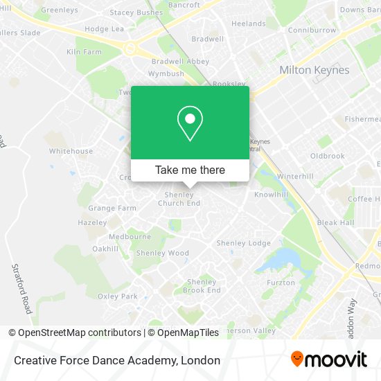 Creative Force Dance Academy map