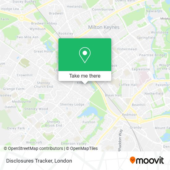 Disclosures Tracker map
