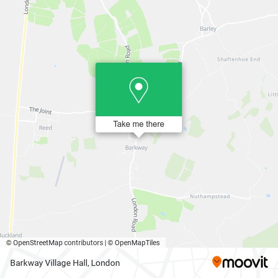 Barkway Village Hall map