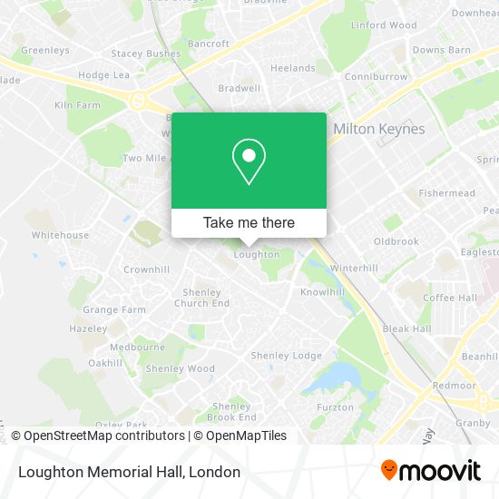 Loughton Memorial Hall map