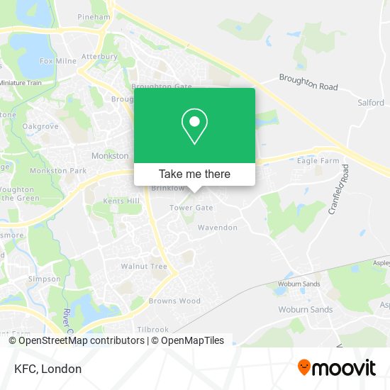 KFC map