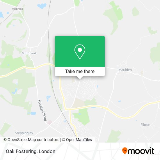 Oak Fostering map