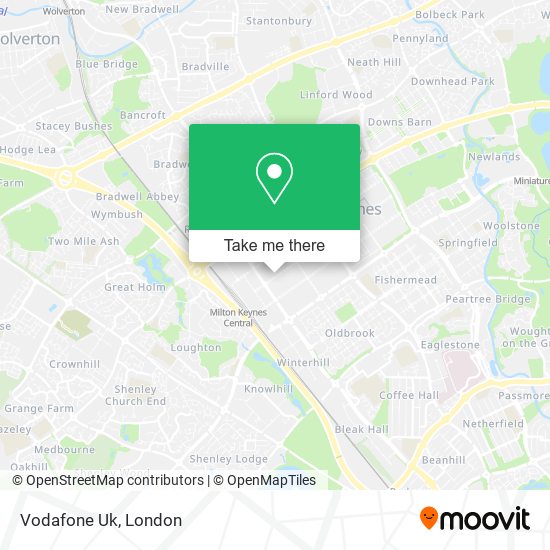 Vodafone Uk map