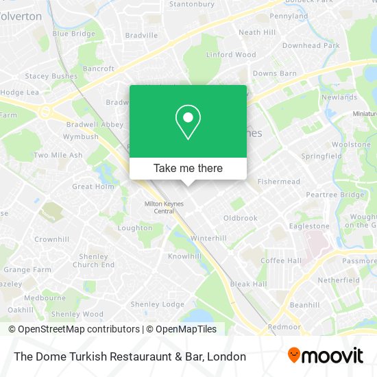 The Dome Turkish Restauraunt & Bar map